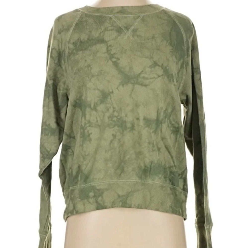 Old Navy green tie dye crewneck sweatshirt